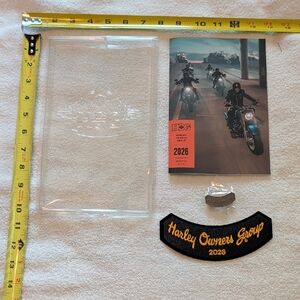 Harley-Davidson HOG 2026 Patch,Pin and Benefits Set